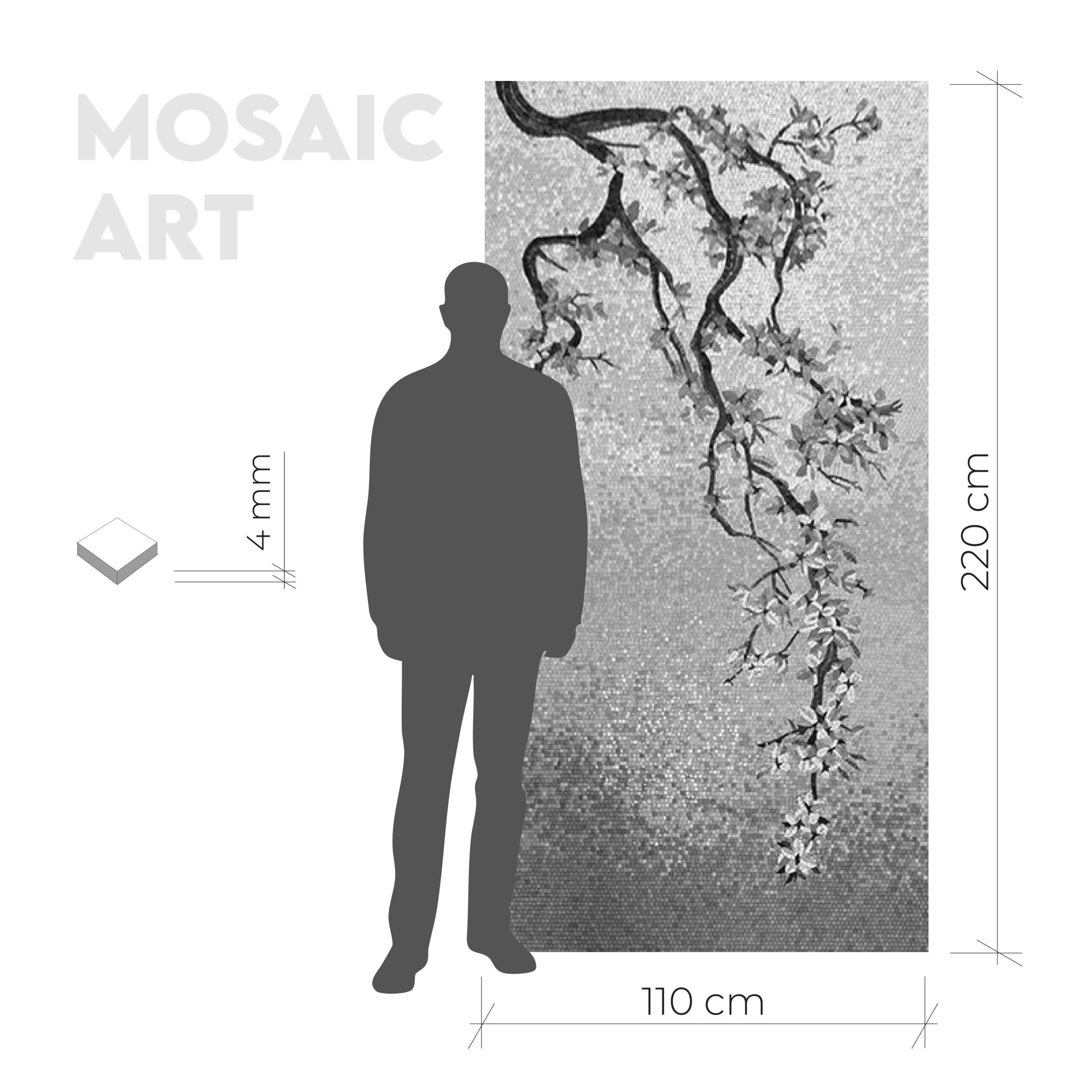 Sakura – 110×220 cm